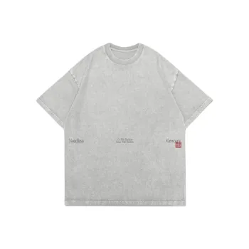 Needles GROCERY Collaboration T-Shirts Unisex Cool Gray