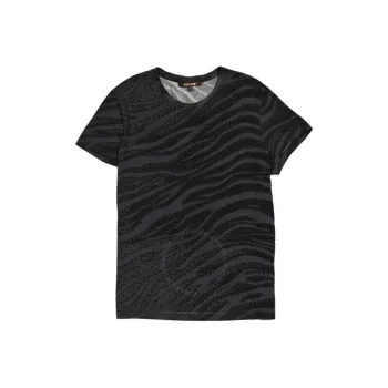 Roberto Cavalli T-Shirt Men's Black Gray Color
