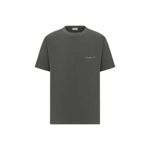 DIOR T Shirts Men Gray