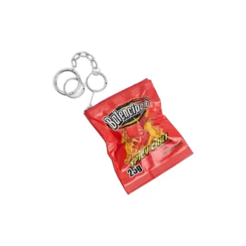 Balenciaga Calfskin, Metal Keychains Men's Red