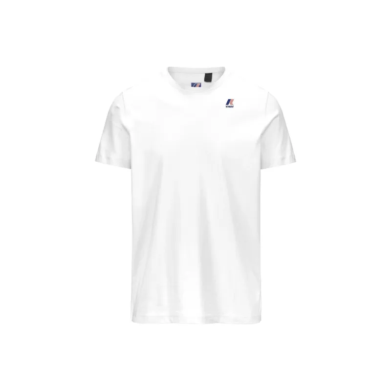 K WAY T Shirts Unisex White-0