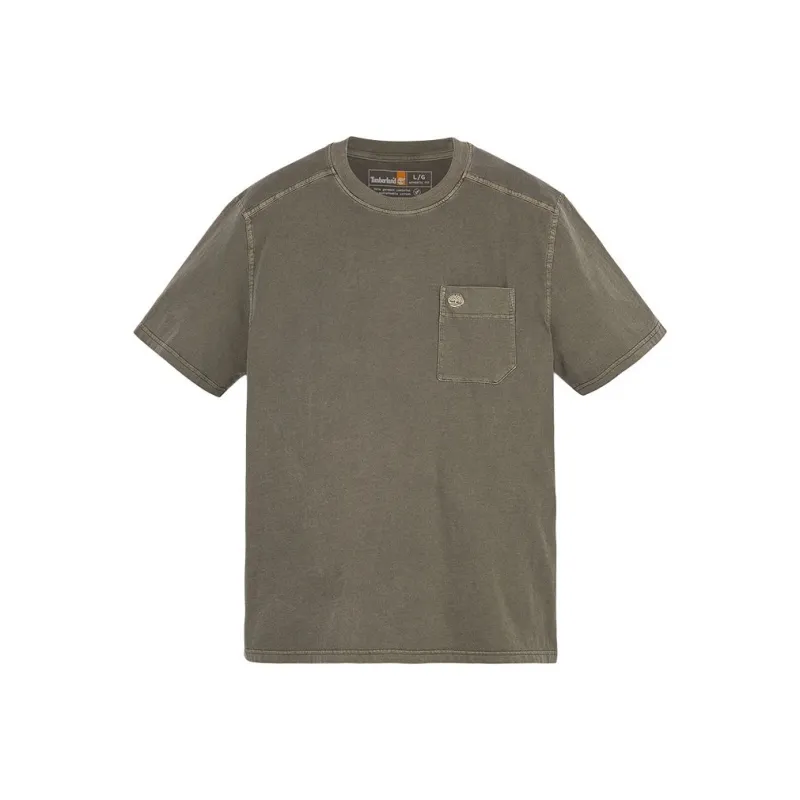 Timberland SS25 T Shirt Men's Army Green-0