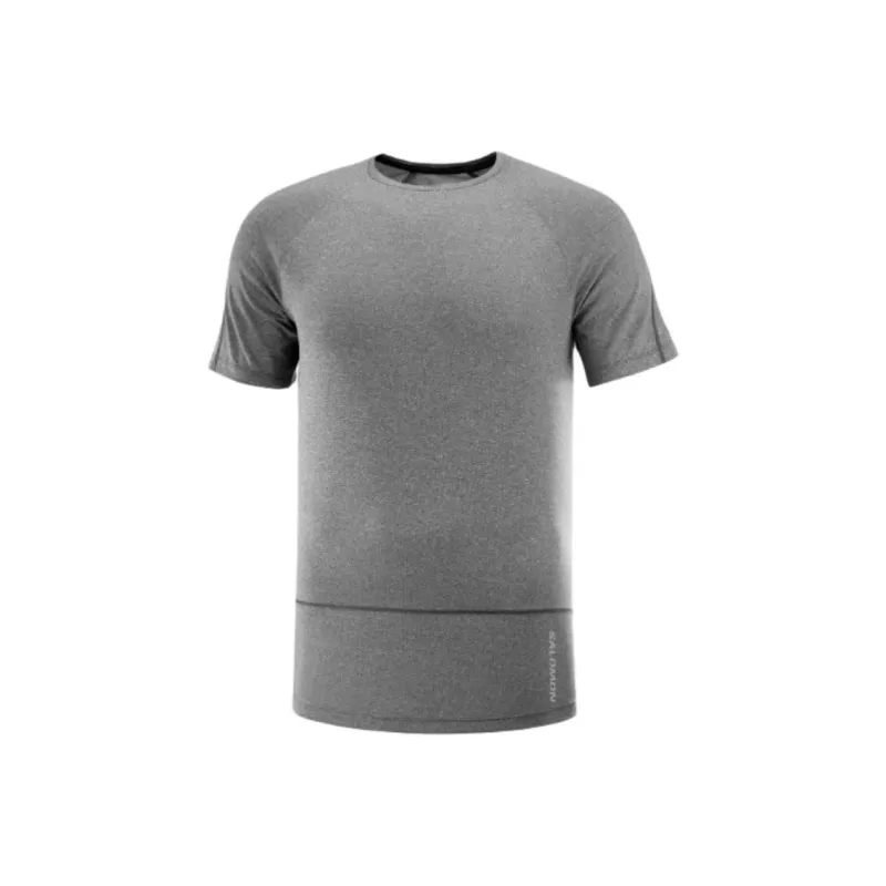 SALOMON CROSS RUN T-Shirt Men's Gray-0