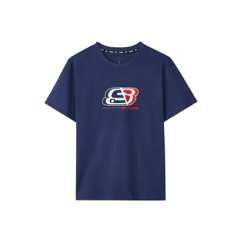 Skechers Sports Life Collection T Shirt Unisex Medieval Blue