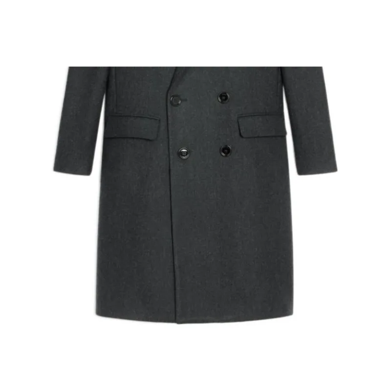 CELINE Diagonal Wool Overcoat-3