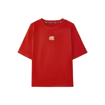 Skechers New Year T Shirt Unisex Berry Red