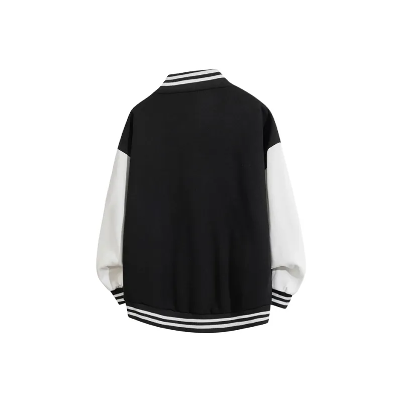 MJ STYLE Long Sleeved Baseball Jacket Unisex-1