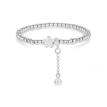 JINLIUFUJIXIANG S999 Fine Silver Pure Silver Bracelets Women's