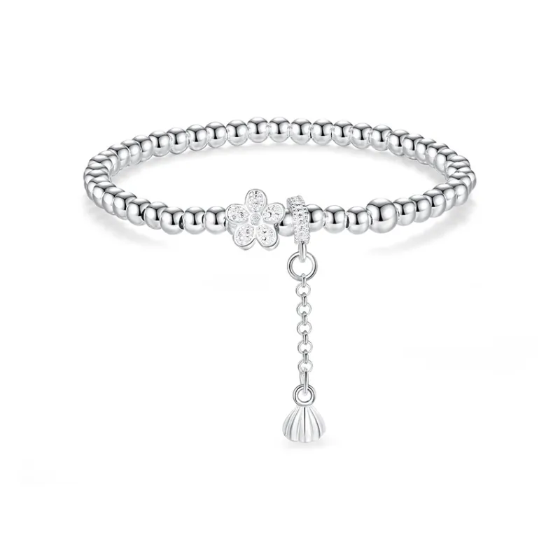 JINLIUFUJIXIANG S999 Fine Silver Pure Silver Bracelets Women's-0