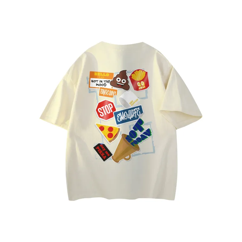 Emoji Short Sleeved T Shirts Unisex-6