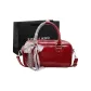 Burgundy+Shopping Bag