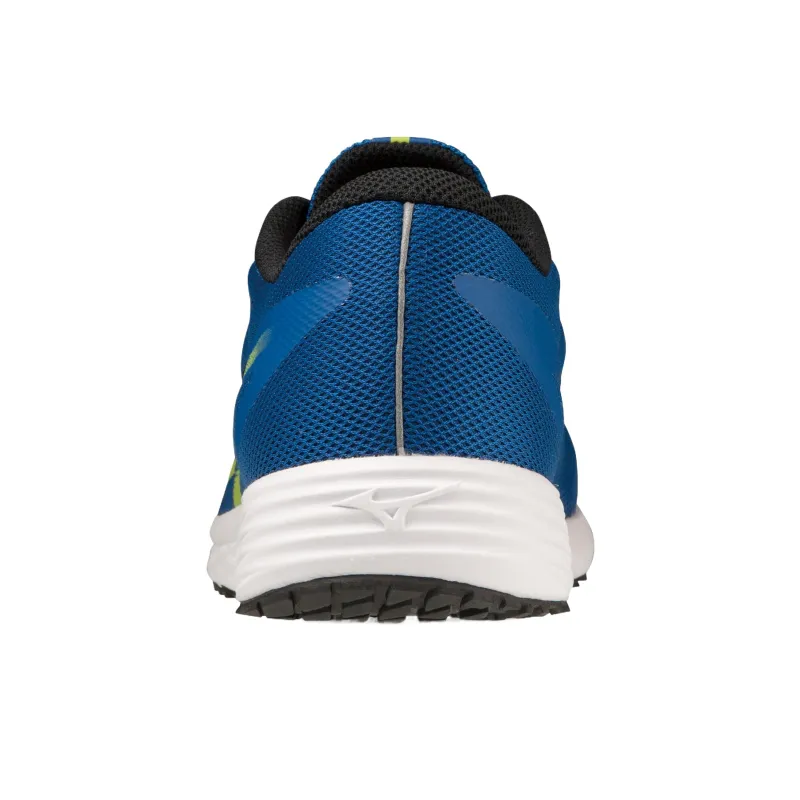 Mizuno Cushioned Slip Resistant Abrasion Resistant Low Top Training Shoes Unisex Blue Green Yellow White-4