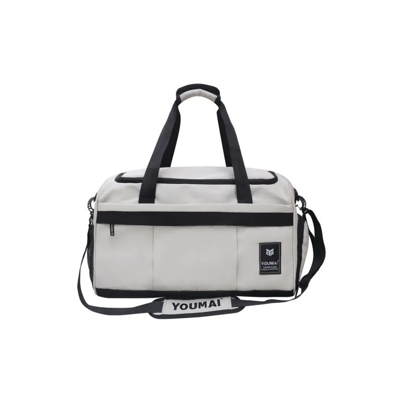 Deli Bear Nylon Gym Bag Unisex Black/Pink/Gray/Red/Yellow/Blue/Turquoise-10