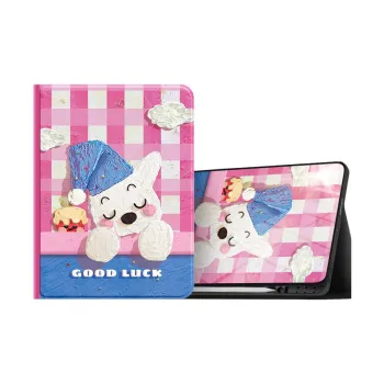 I Create My Art Silicone Material Compatible With Apple IPad. Deep Sleep Puppy Tablet Protective Case