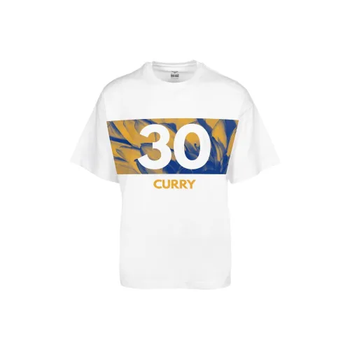 NBA Warriors Curry T Shirt Unisex White