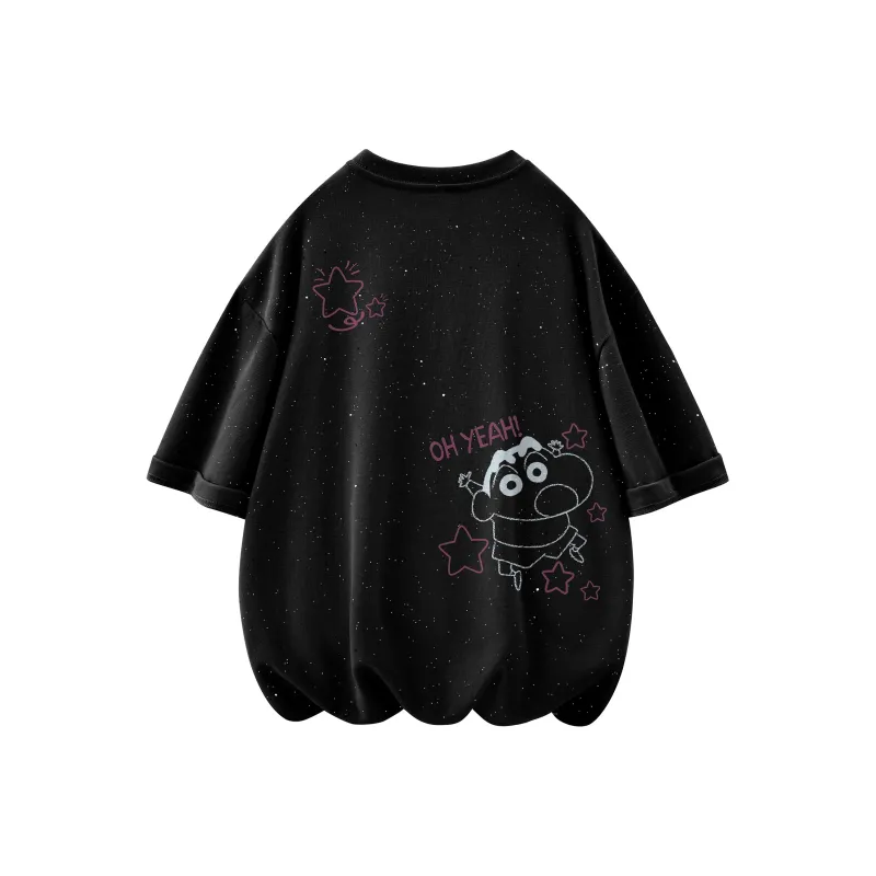 Crayon Shinchan Short Sleeved T Shirts Unisex-5