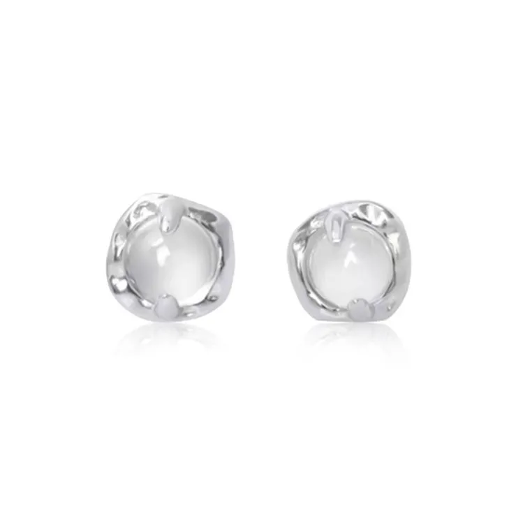 Jin Ruibang Colored Glaze Stud Earrings Women's-0