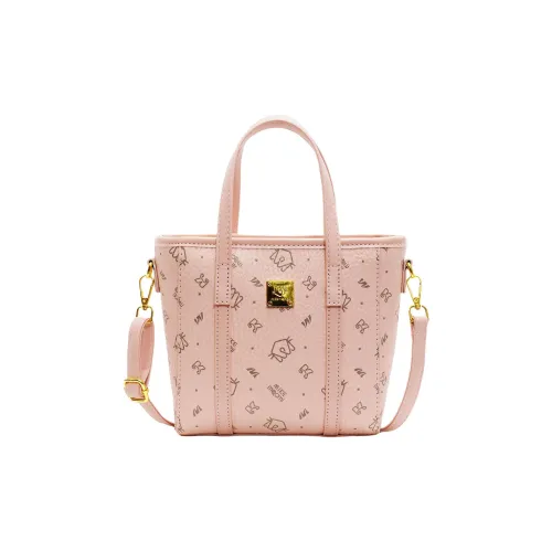 POLG PU Totes Shopping Bags Handbags Shoulder Bag Regular Women's Pink/Brown/Black/Milk Tea
