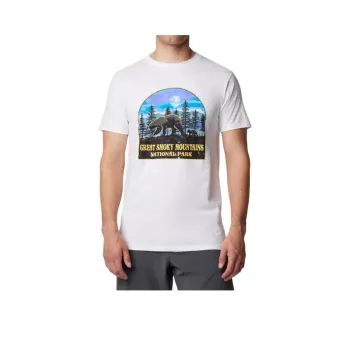 Columbia Smoke National Park Graphic T-Shirt Men's White