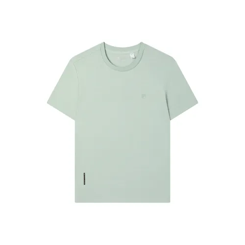 FILA T Shirts Men Gray Mist Green