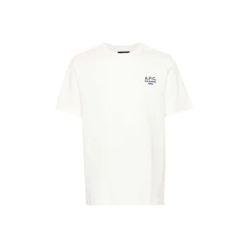 A.P.C . Logo embroidered Cotton T shirt