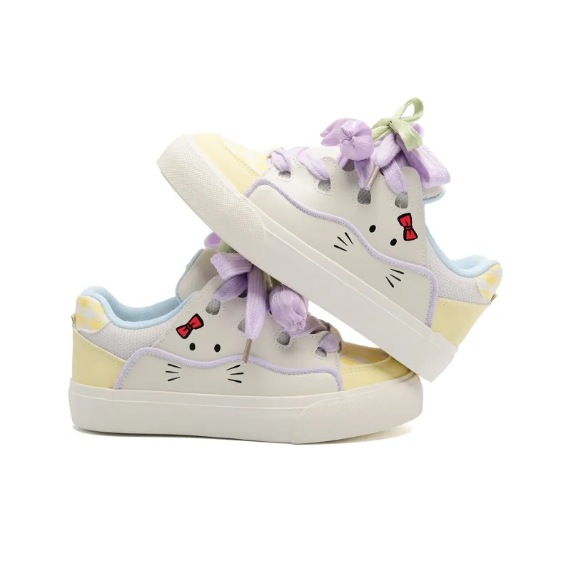 ALI THE FOX Slip Resistant, Abrasion Resistant, Lightweight, Breathable Low Top Skateboard Shoes Women's-19