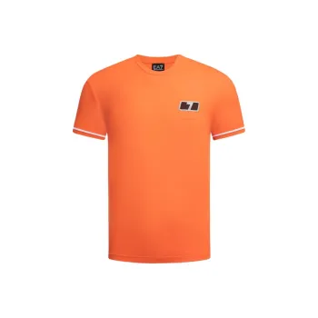 EMPORIO ARMANI EA7 SS24 T Shirt Men's Orange