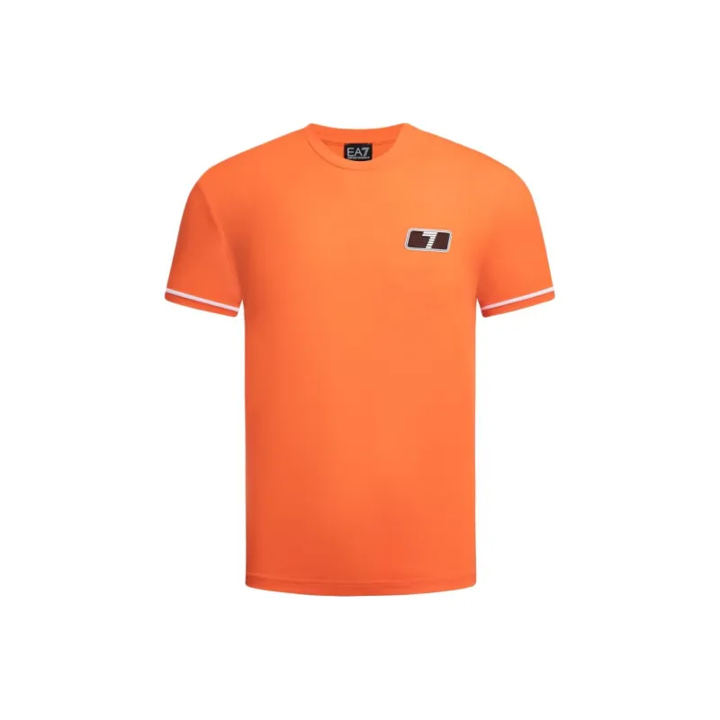 EMPORIO ARMANI EA7 SS24 T Shirt Men's Orange-0