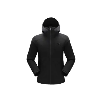 Under Armour SS25 Hiking Waterproof, Windproof, And Breathable Windbreaker Jacket Men's Twilight Black