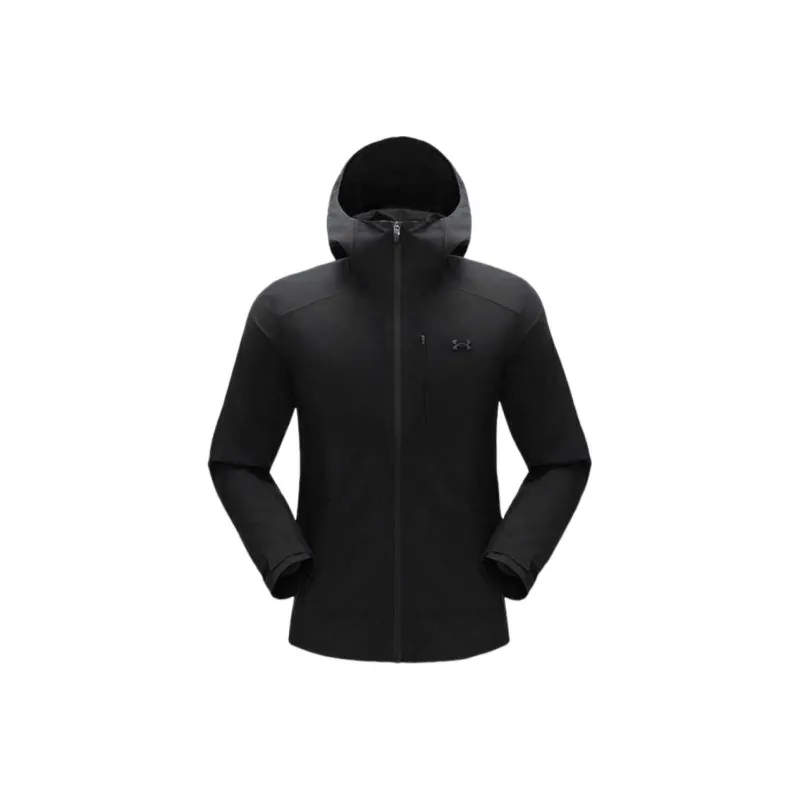 Under Armour SS25 Hiking Waterproof, Windproof, And Breathable Windbreaker Jacket Men's Twilight Black-0