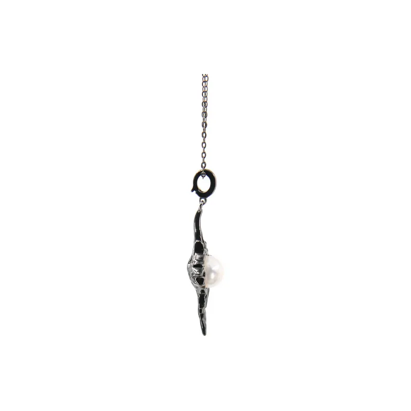 SANWUBALUOKE Pearl Necklaces Unisex-4