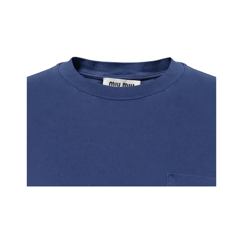 MIU MIU T Shirts Women's Blue-7