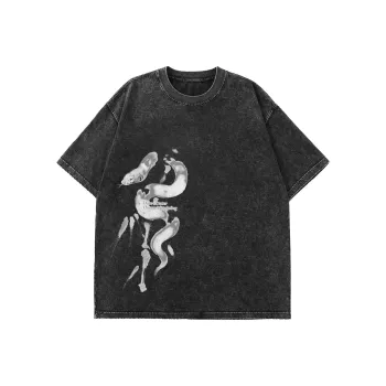 DUKE+DEXTER T Shirt Unisex Washed Black