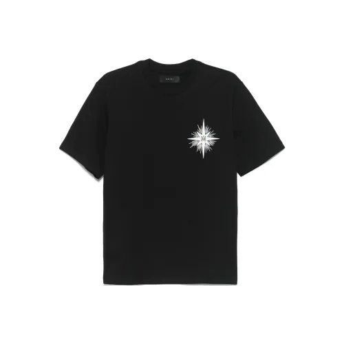 AMIRI Maxi Logo Printed Crewneck T Shirt
