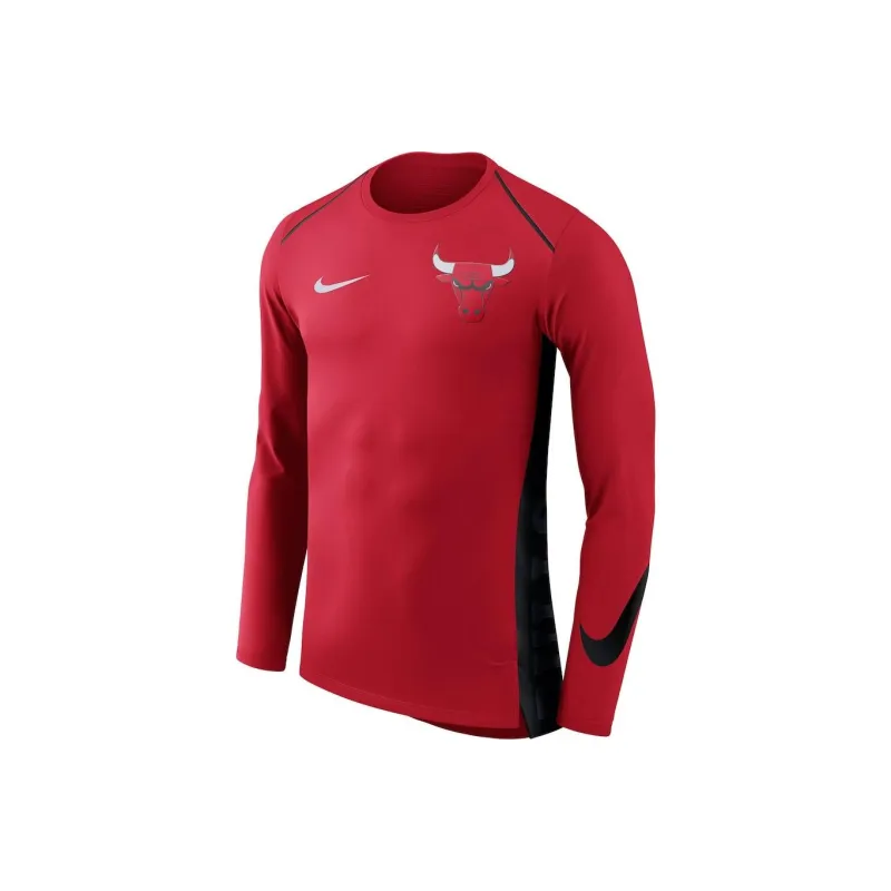 Nike x NBA Chicago Bulls T Shirt Men's Red-0