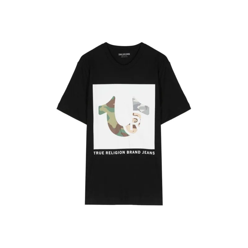 TRUE RELIGION Camo TRUE RELIGION Logo T-shirt-0