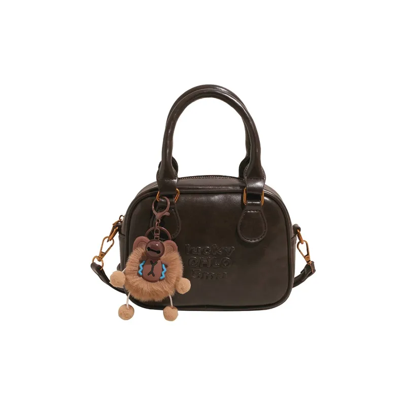 CORE BIRD PU Shoulder Bag Crossbody Bag Handbag Regular Women's Brown/Coffee/Black-2