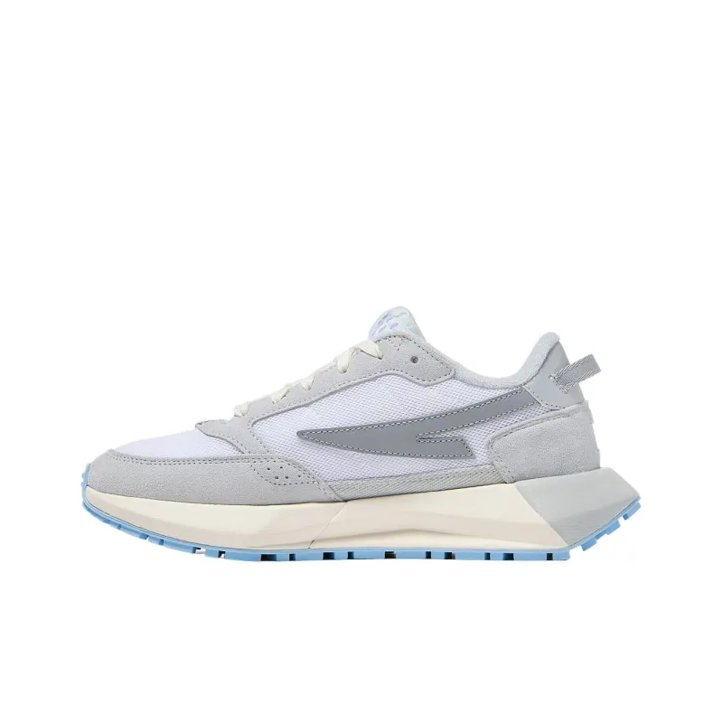 FILA Racer Energized Low Top Running Shoes Women's White Gray-1