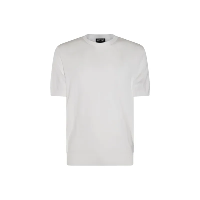 Ermenegildo Zegna Short Sleeved Crewneck T Shirt-0