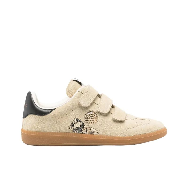 ISABEL MARANT Beth Low Top Skateboard Shoes Women's Taupe-1