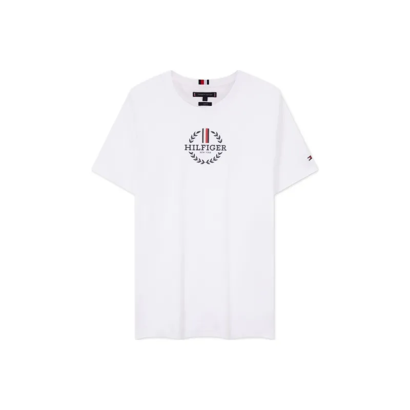 Tommy Hilfiger Archive Crest logo T shirt-10
