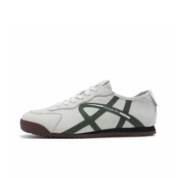 OCEANIA ROO Slip Resistant Breathable Lightweight Low Top Casual Shoes Men's White Green