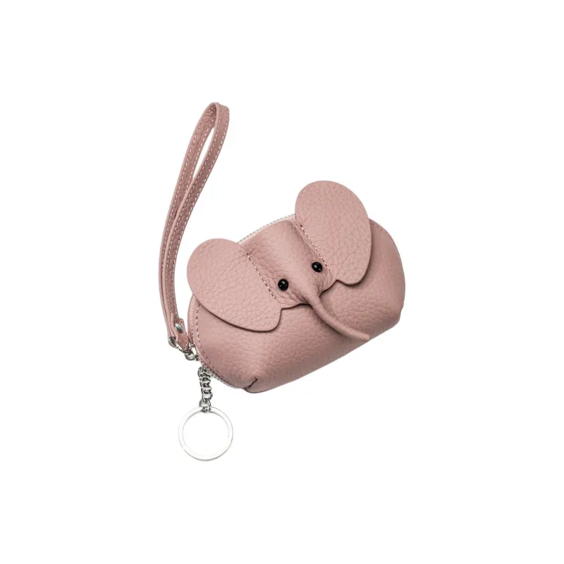 Tong Tong Rabbit Top Grain Cow Leather Coin Purse Women's Multicolor-6