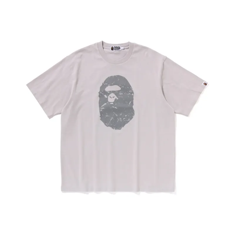Bape Heavy Washed Ape Head Relaxed Fit Tee-2