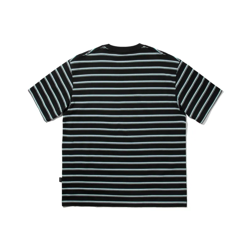 LiNing T Shirt Men's Black/Champagne White/Ink Green/Plush Rat Gray-1