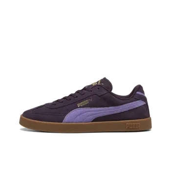 PUMA Club 2 Anti Slip Wear Resistant Low Top Skateboard Shoes Unisex Purple
