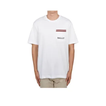 BALLY T Shirts Men White
