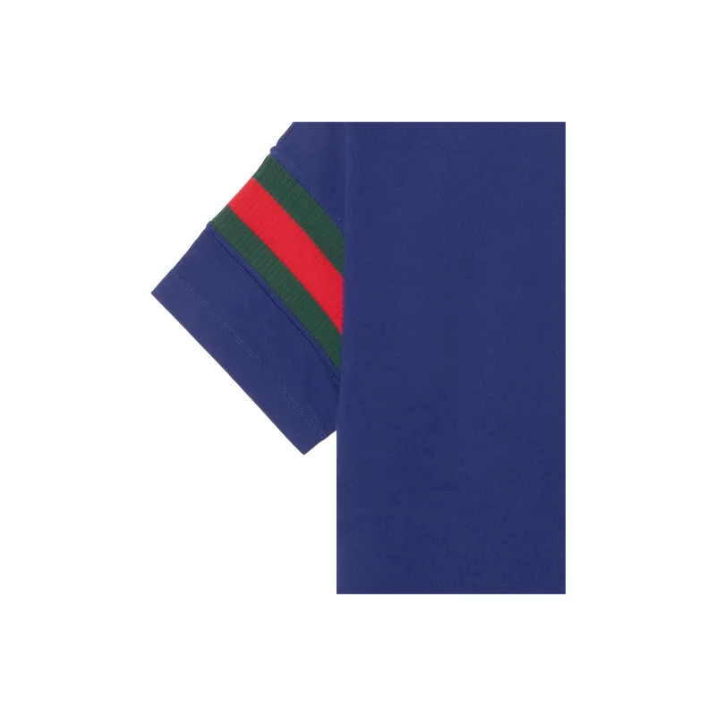 GUCCI Polo Shirts Men Blue-7