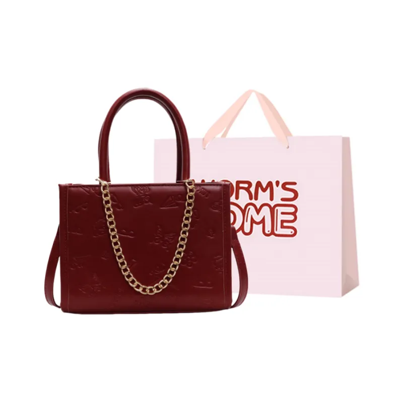 Worm's Home PU Handbag Regular Women's Multicolor-0