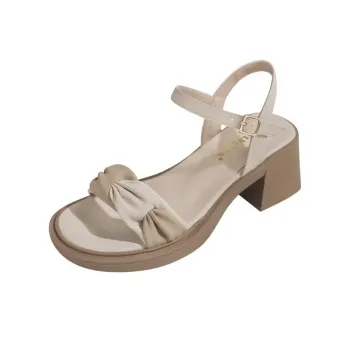 AJPAP One Strap Sandals Women's Apricot